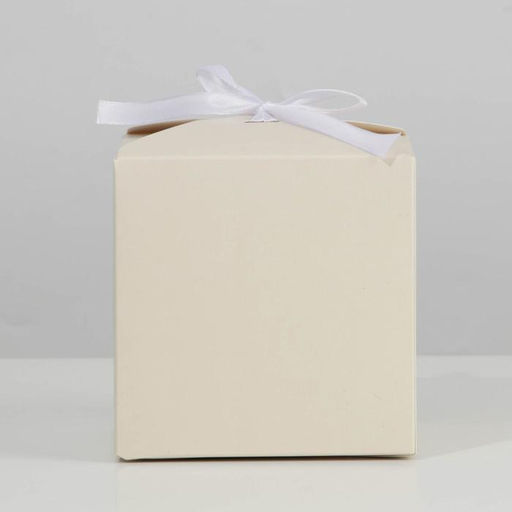 Коробка складная Бежевая, 12 12 12 см - Дарите счастье фото 3