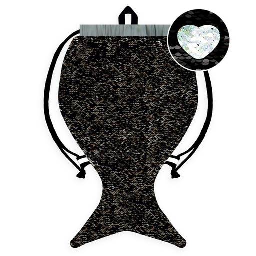 Мешок дорожный арт.48815/25 ЧЕРНЫЙ / СЕРЕБРЯННЫЙ