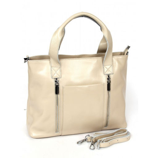 Сумка женская натуральная кожа RM-SH-8321, 1отд+карм/перег, плечевой ремень, бежевый SALE 261769 - Adelia фото 6