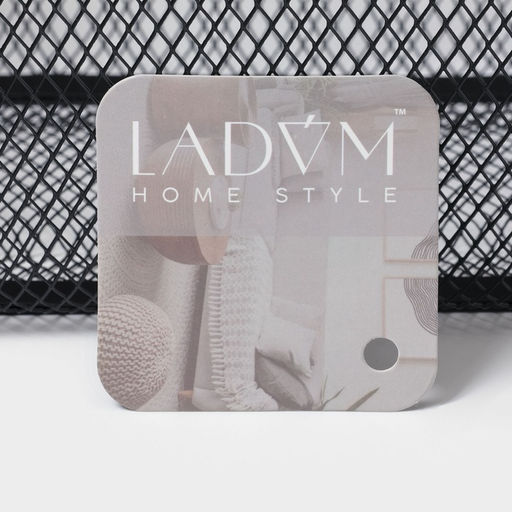 Корзинка универсальная LaDо́m «Миди», прямоугольная, 32×20.5×14 см, чёрная