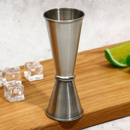 Джиггер барный, мерный стакан для коктейля Bartender, объем 30/50 мл