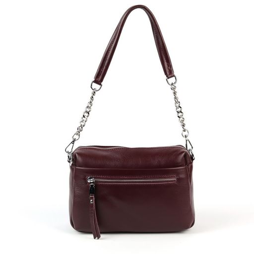 Женская кожаная сумка 1638-С Вайн - Cidirro фото 2