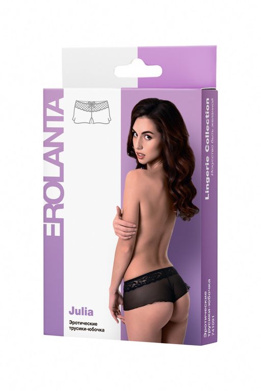 Эротические трусики-юбочка Erolanta Julia, черный (42-44)  фото 10
