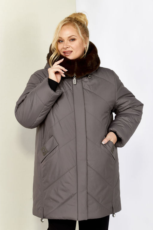 Куртка SHETTI 2205 серо-лиловый