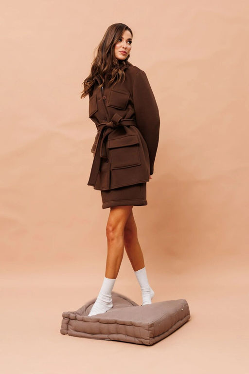 Костюм GO F7088/23-03.164-170 коричневый - Pirs фото 2