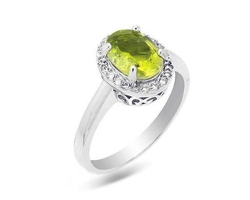 Кольцо из серебра султанит, SL-TMR8