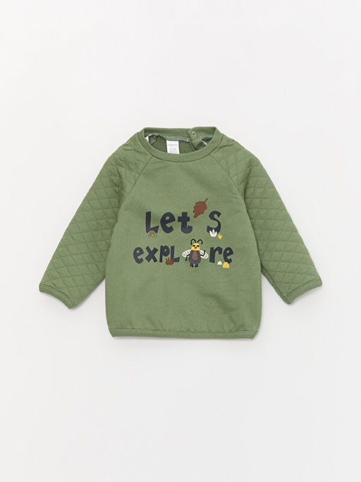 Bisiklet Yaka Erkek Bebek Sweatshirt ve E?ofman Alt 2li - Waikiki фото 2