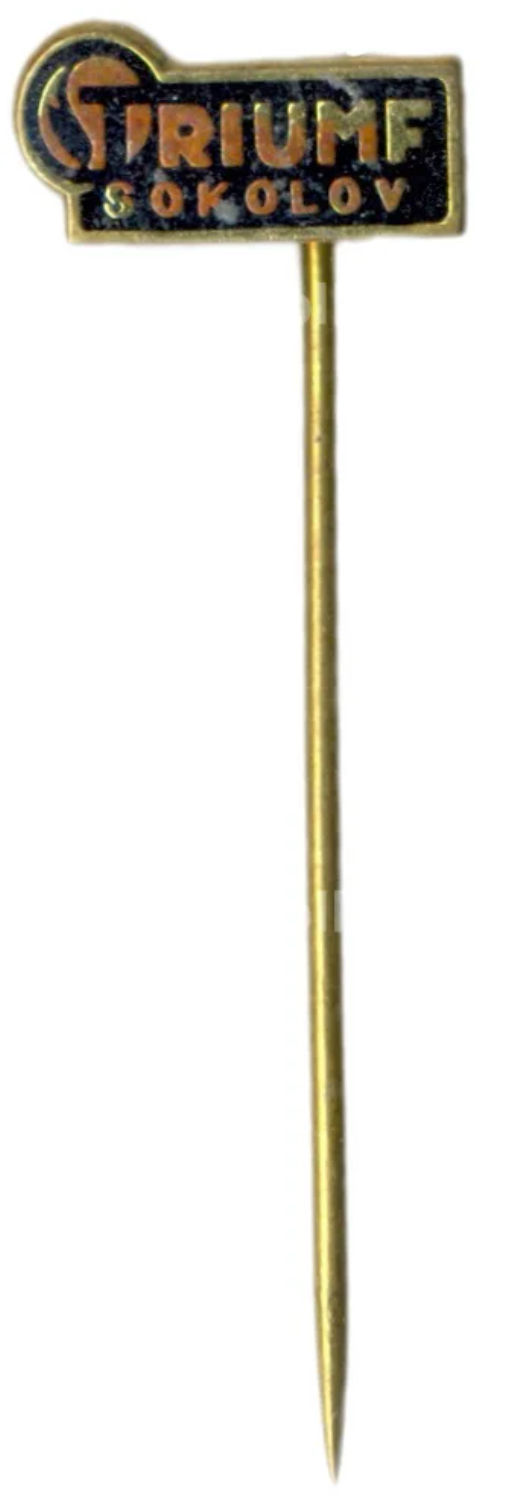 Значок рекламный Triumf Sokolov