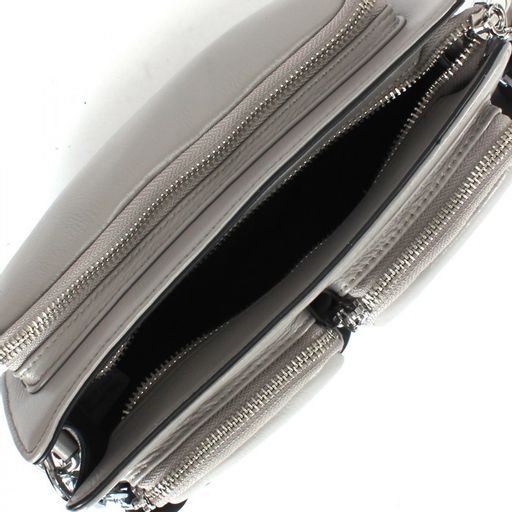 Сумка женская натуральная кожа GU 2033-2573, 1отд, плечевой ремень, св, серый SALE SALE 239452 - Adelia фото 8