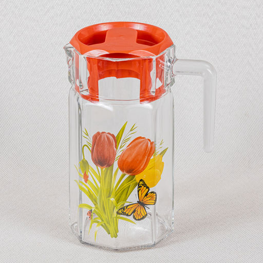 Кувшин 1,5л с деколью, арт. 2262, 43414 в коробке