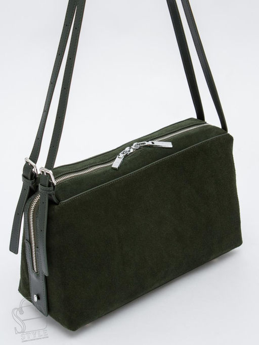 Сумка женская кожаная 6060L d.green Polina&Eiterou в Новосибирске