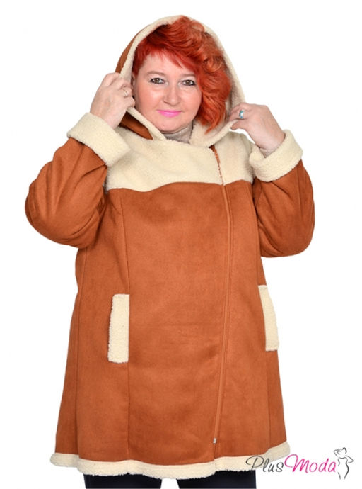 Дубленка-куртка Модель №1793 размеры 44-84 - Plusmoda фото 21