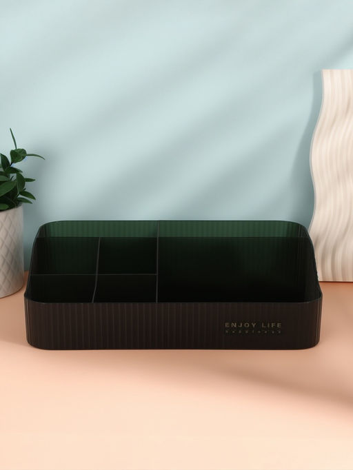 Органайзер для хранения «GREEN», 7 секций, 30×20×8 см, полупрозрачный, зелёный