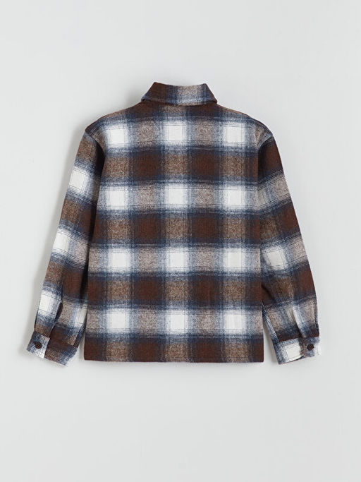 Uzun Kollu Ekose Erkek ?ocuk G?mlek