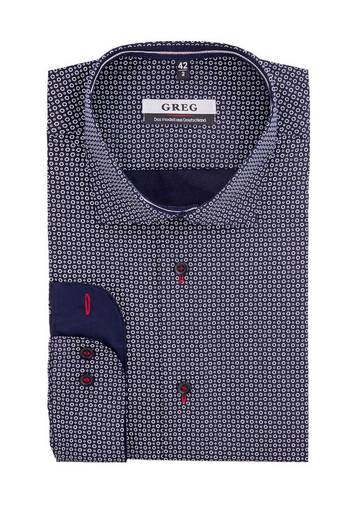Сорочка мужская длинный рукав GREG 213/139/1241/Z/1  фото 2
