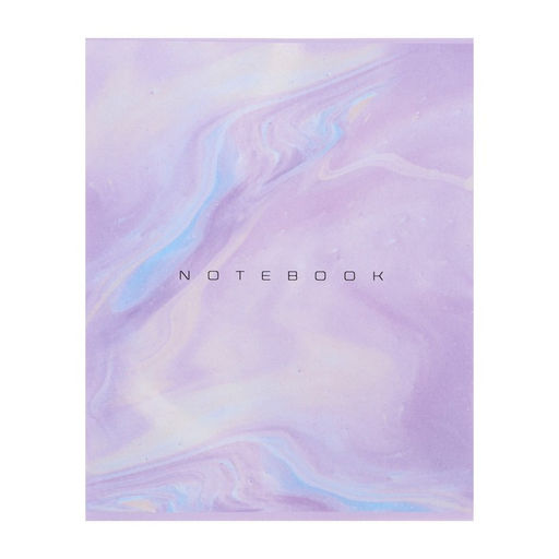 Набор тетрадей 48 листов в клетку Calligrata «Мрамор», обложка мелованный картон, серые листы, 5 шт.