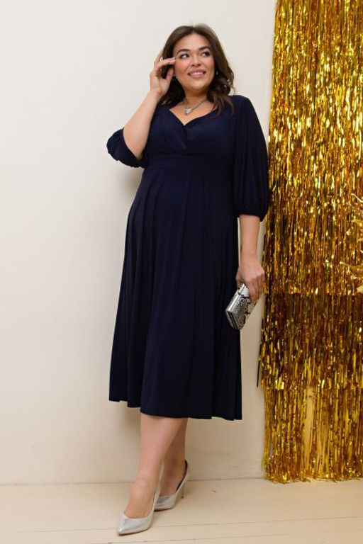 Платье Luxury Moda 1380 синий