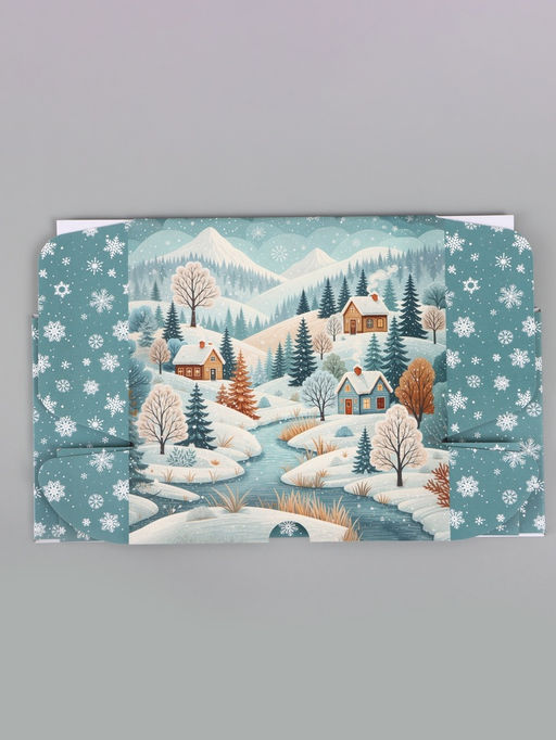 Коробка подарочная, самосборная «С Новым годом»,30.7×22×9.5 см