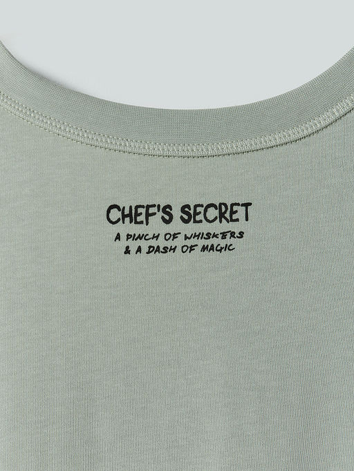 Футболка мужская зеленая прямого кроя - Mark formelle фото 9