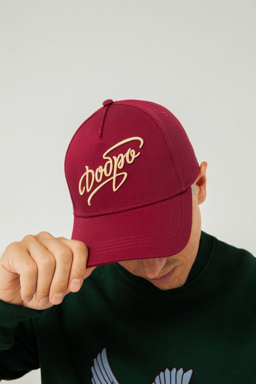 Бейсболка ЗАПОРОЖЕЦ Dobro Classic BORDO фото 2