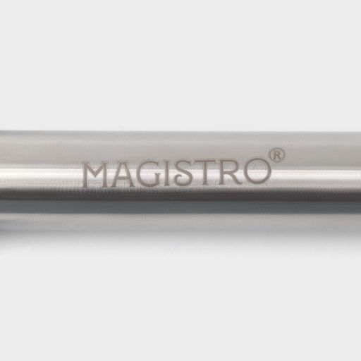Нож для пиццы и теста Magistro Solid, 20.5 см, d=6.5 см, хромированный фото 7