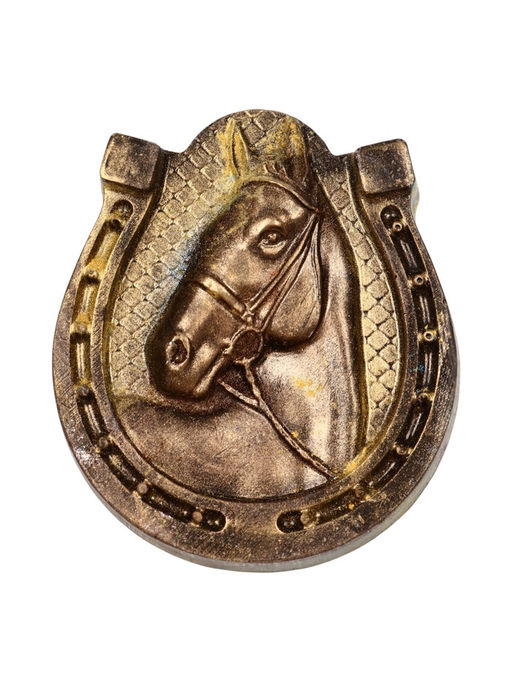 Шоколадная фигурка Подкова с лошадью, кондитерская глазурь, 80 г