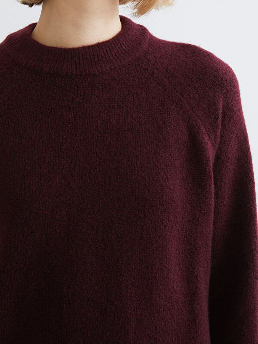 Bisiklet Yaka Kad?n Triko Kazak