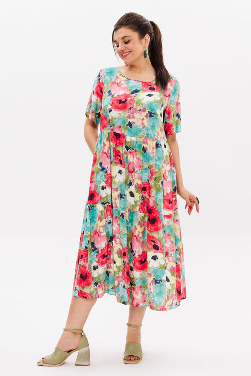 Платье ANELLI 1408 цветочный сон  фото 6