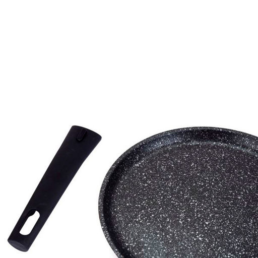 Сковорода блинная алюмин. 220мм (АП) темный мрамор (сбмт220-1а) (Кукмара)