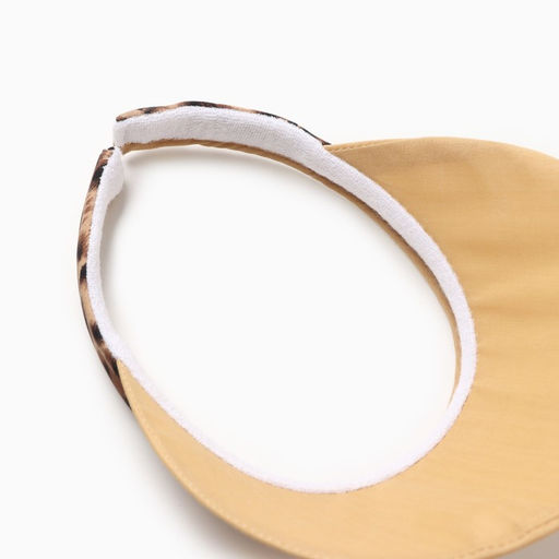 Козырёк женский MINAKU Leopard, коричневый, размер 56-58