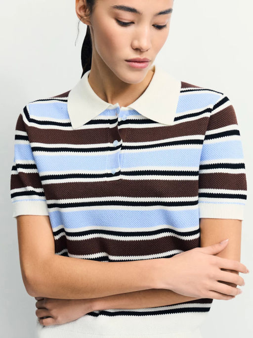 Джемпер-поло из вискозы / Zarina фото 7