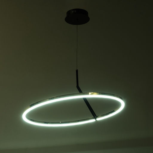Светильник с ПДУ «Холли» LED 48 Вт 3000-6000К черно-золотой 60×60×22 см