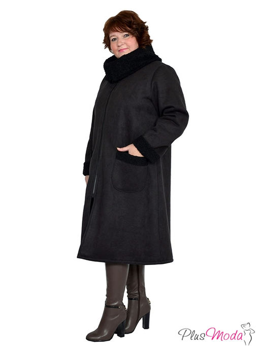 Пальто Модель №783 размеры 44-84 - Plusmoda фото 4