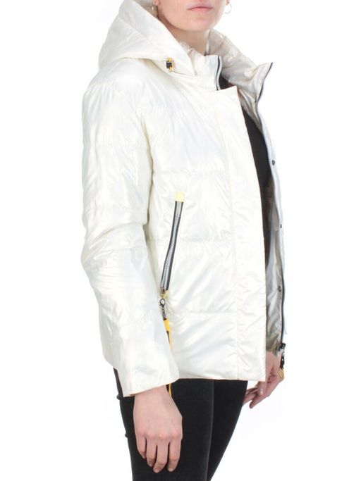 8262 WHITE Куртка демисезонная женская BAOFANI (100 гр. синтепон) - Фабричный китай фото 6
