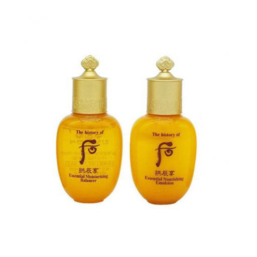 Тонер и эмульсия увлажняющие THE HISTORY OF WHOO Essential Moisturizing Balancer & Nourishing Emulsion, 20ml+20ml
