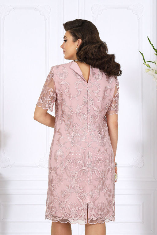 Платье Ninele 7474 пудровый фото 2