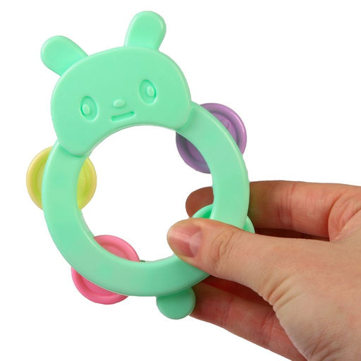 Погремушка - бубен Зайчик - Крошка я фото 4