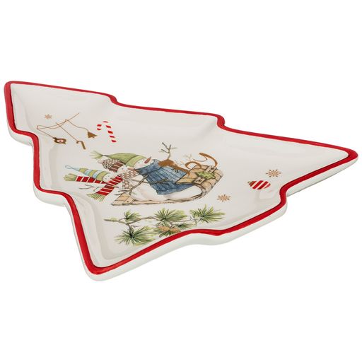 БЛЮДО ЗИМНЯЯ ЗАБАВА 23*20*2 СМ. - Lefard фото 3