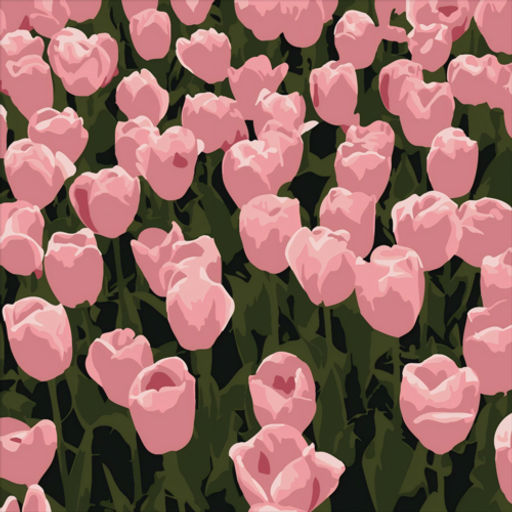 Картина по номерам на подрамнике Draw Me! Beautiful flowers, (20*20 см)