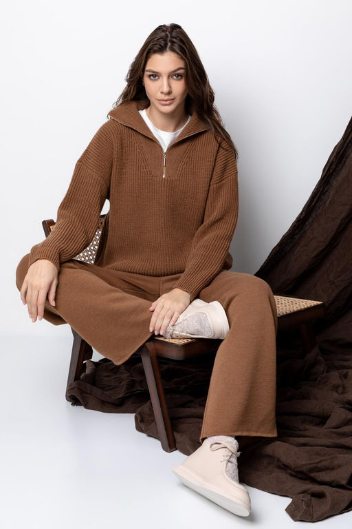 ЕВ 438/ш/мокрый песок брюки жен