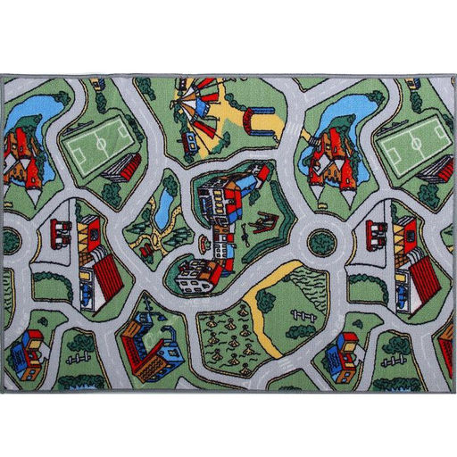 Палас «Лунапарк», 200×350 см, зелёный