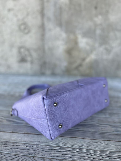 Женская сумка из эко кожи 0025 Светло-Фиолетовый - Sergio valentini фото 5