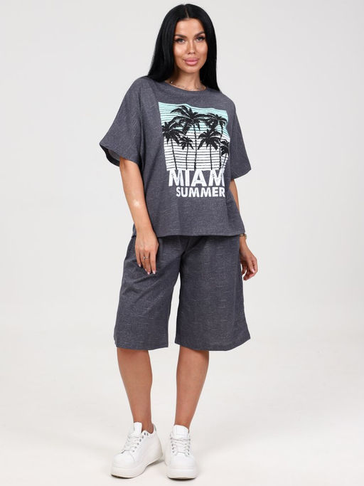 639 ДОМАШНИЙ КОСТЮМ (Темно-серый) - А-дина фото 2