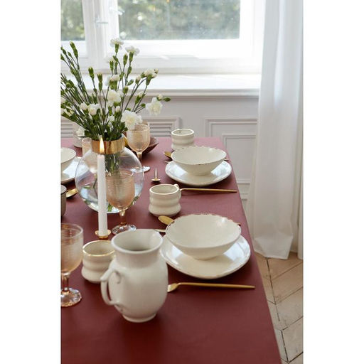 Скатерть Этель Lines 150*180 +/-3см, цв.шоколад, пл. 192 г/м2, хл с ВГМО  фото 8