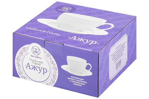 Чайн. пара 2 пр. 250 мл Ажур NEW BONE CHINA - Elan gallery фото 26