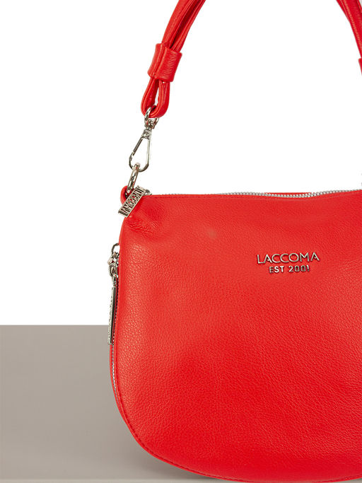 LACCOMA сумка Анжелика-Л815-алый эко кожа хлопок  фото 5