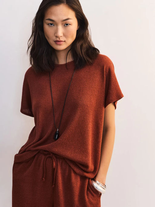 Футболка прямого кроя из вискозы ZR2605013420-21 / Zarina