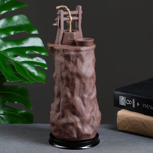 Подставка для благовоний TAKE IT EASY «Колодец», набор благовоний конусы, стелющийся дым, 25×10×10 см, с подсветкой, батарейки LR=44