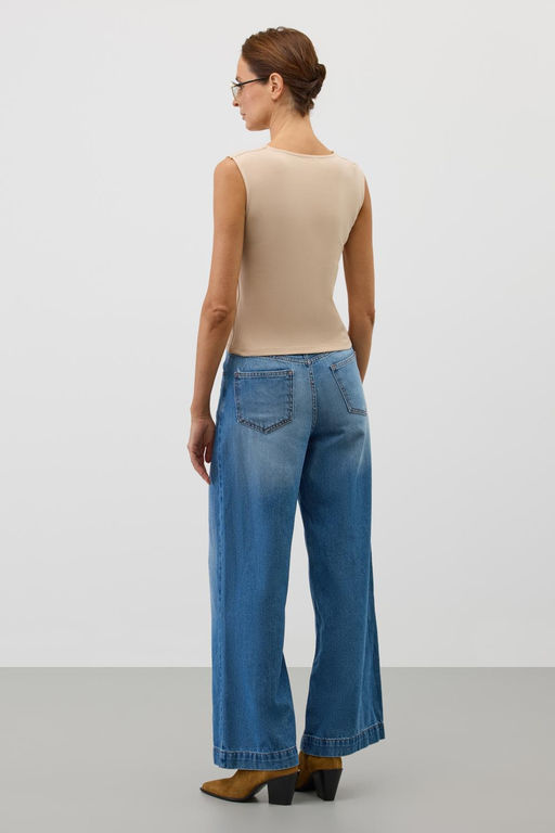 ЕВТ 3329/темно-бежевый майка жен