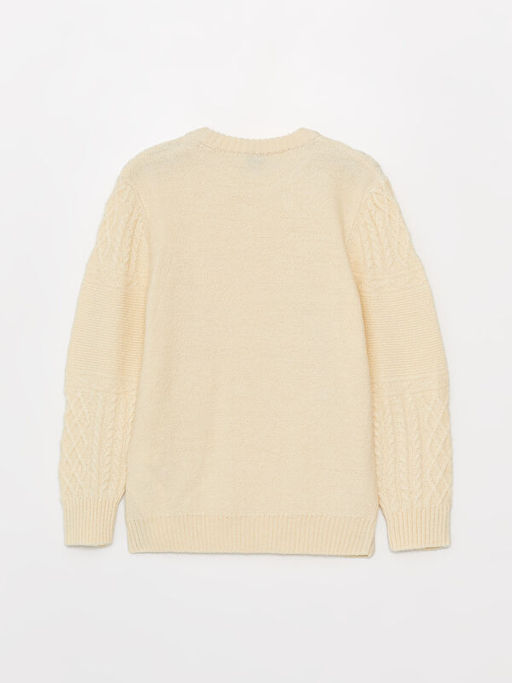 Bisiklet Yaka Uzun Kollu Erkek Triko Kazak - Waikiki фото 2